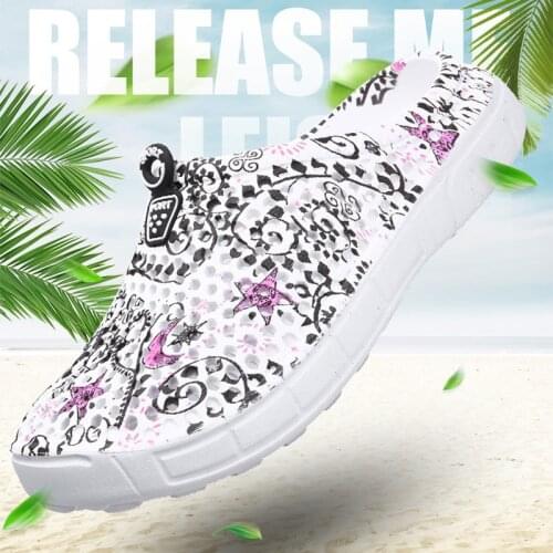 Floral Printing Slippers Women Home Slippers Unisex Slides Summer Beach Shoes Woman Sandalie Summer Sandals Flats Shoes