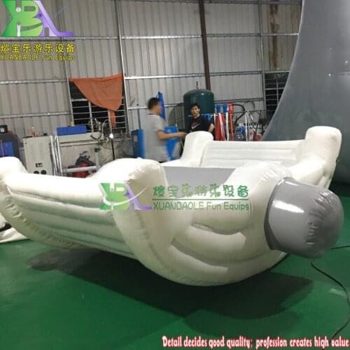 Super Funny Sport Game Water Park Inflatable Water Seesaw Floating Totter Toy