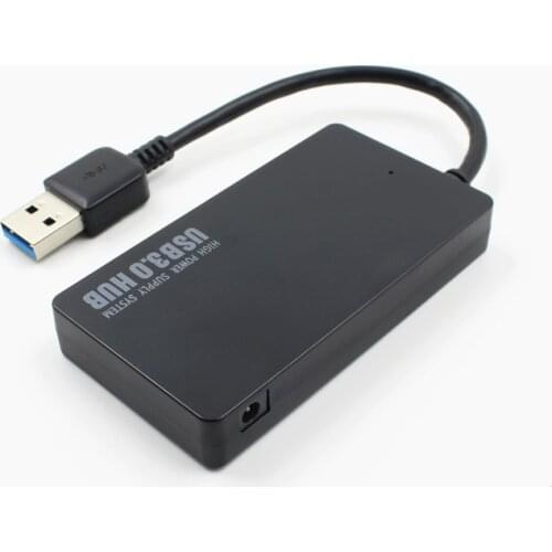 USB 3.0 4 Port Hub Wired USB Design 5Gbps 3.0 Splitter Adapter Converter Ultra Speed for Laptop Computer PC Windows