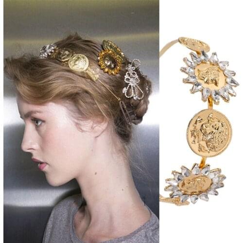 Vintage retro rhinestone crystal hairbands headbands headwear hair head bands accessories for party weddings