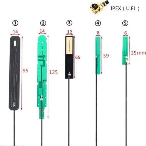 240pcs 12CM IPEX inside Antenna PCB antenna U.FL LTE Antenna for Minpcie Modem EG25-G EC25-EC EC25-EU EC25-AF EP06-A EP06-E