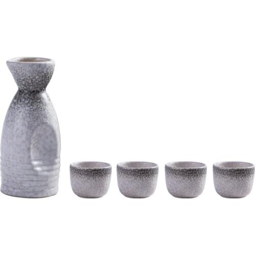 Japanese Handmade Hip Flask Ceramics Personalized Antique Vintage Flask Hidden Alcohol Petaca Pulsera Kitchen Dining Bar ED50JH