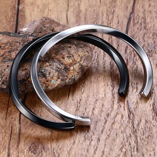 Women Men Twisted Type C Bangle Carved Bangle Bracelet Antique Bangle Bracelet Stainless Steel Bangle Unisex Jewelry Party Gifts