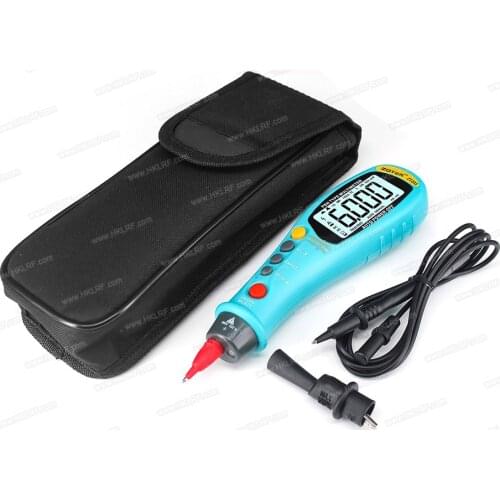 ZOTEK ZT203 6000 Counts Pen-type Digital Multimeter True RMS Auto Range DC/AC Voltage Meter Voltmeter with Backlight