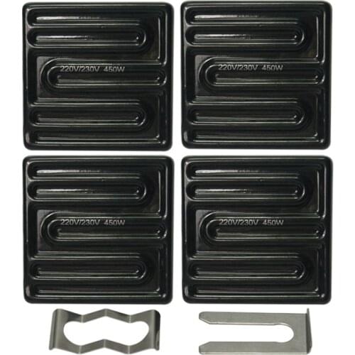 4PCS/LOT BGA machine ceramic 80*80mm 450W Infrared Top ceramic heating plate For BGA Station IR6000 IR6500 IR-PRO-SC