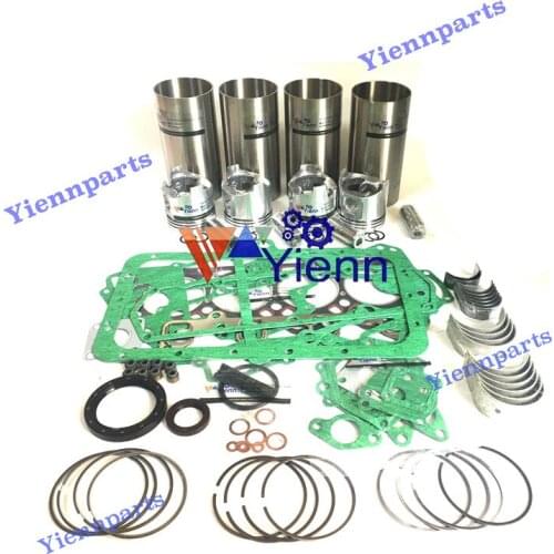 4TNC88 4TNC88Overhaul Rebuild Kit With liner Piston Kit Full Gasket set For Yanmar B50 Mini Excavator Diesel Engine Space Parts
