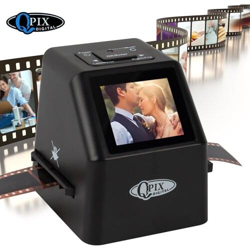 Portable Digital Film Slide Scanner Convert 35mm 135 110 126KPK Super 8 Slides & Negatives to 22 Mega Pixels JPEG 2.4"LCD Screen