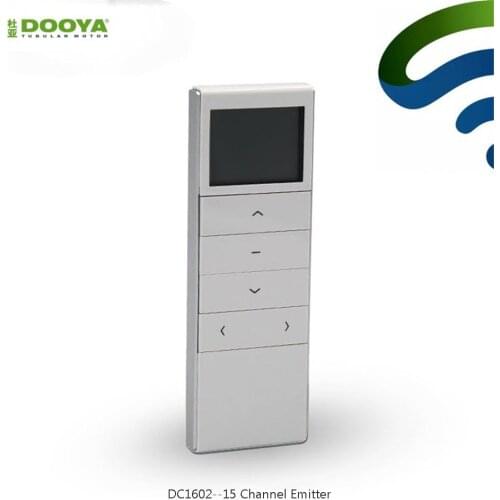 Dooya DC1602 15 channels 433MHz wireless remote control input 3V battery transmitter for motorized roller blinds ,zebra blinds