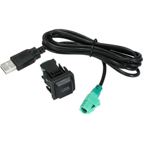 Bestolink USB Audio Cable Adapter CD Player Radio Wire Cable Fit for VW