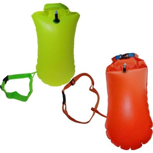 Buoy Float Air Dry Bag Swimming Pool Inflatable Safety Tow Flotating Pouch For Water Sports