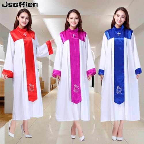 Christian Holy Garments Robe Christian Poetry Gown The Lord Serves Outfit Church Dress Wedding Hymn Holy Garments Nun Costume