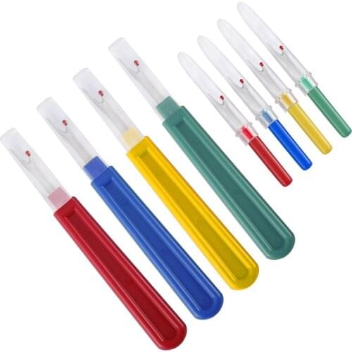 LMDZ Seam Ripper Cross Stitch Sewing Tools Sharp Stitches Removed Tool Safe Plastic Handle Craft Thread Cutter