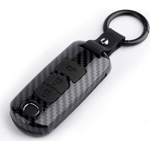 Carbon For Mazda 3 5 6 CX5 CX3 CX7 CX9 MX5 Cover Style Remote Protector 8*4*2cm