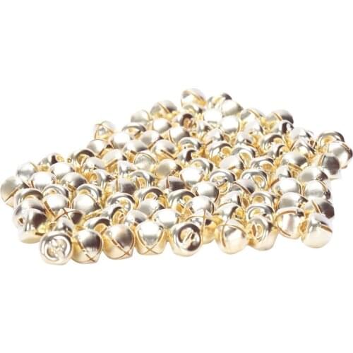Jingle Bells 12mm Gold - 100 Pack