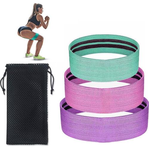 Resistance Bands Set Exercise Fitness Loop Band Fabric Elastic Workout Hip Circle for Men Women Strength Training Yoga Pilates