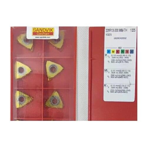 ORIGINAL 10PCS CARBIDE INSERT 328R13-300MM-TH1025