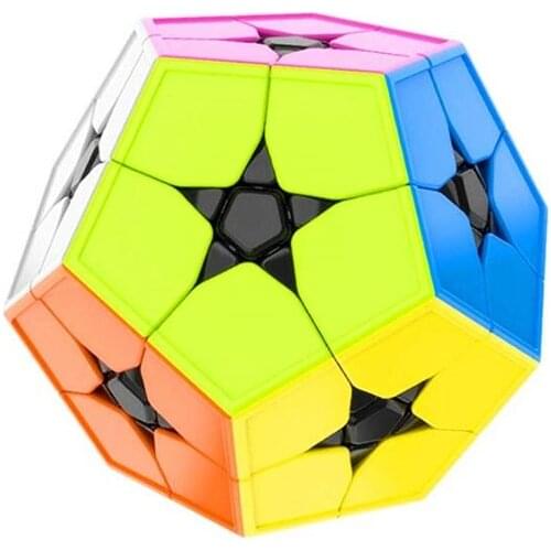 [Picube]Moyu MoFang JiaoShi Meilong 2x2 Megaminx stickerless Magic Cube Kilominx Dodecahedron 2x2 Color Kibiminx Speed Cube