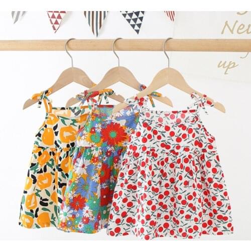 Trendy Girls Casual Dresses Childrens Clothing Summer Princess Dress Kids Cute Fairy Dress Vestidos De Verano Vestidos Playeros