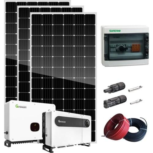 Complete set off grid solar power system 1kw 3kw 5kw solar system on grid solar energy kit
