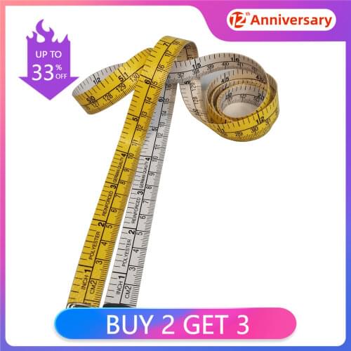 Polyester Tape Measurer Body Measuring Dressmaking PVC Ruler 2-sides Printed Tailor Tools Clothes DIY Sewing Accessories