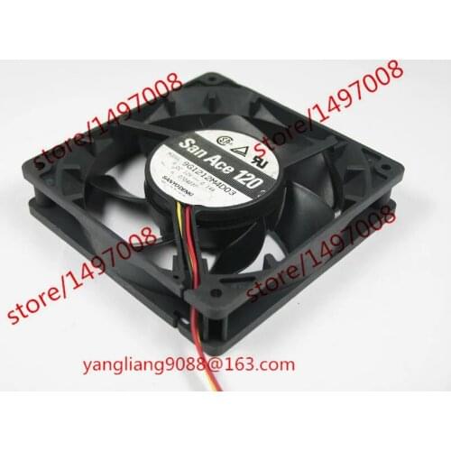 SANYO DENKI 9G1212M4D03 DC 12V 0.14A 120x120x25mm Server Cooling Fan