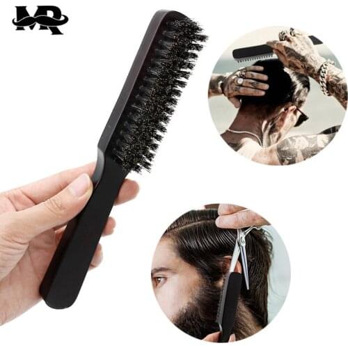 Men Shaving Brush Best Horsehair Shave Wood Handle Barber Broken Hair Cleaning Tool Natural Soft Goat Bristle Hair Sweeping