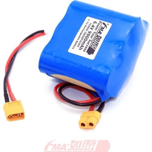 LiFe Battery 26650 6.4V 9900mAh 2S3PZ Replace for Lead Acid SLA 6V 4AH w/XT60