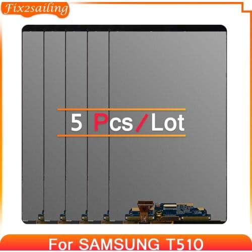 5pcs LCD Display For Samsung Galaxy Tab A 10.1 2019 T510 T515 T517 Touch Screen Digitizer Sensors Assembly LCD Panel Replacement