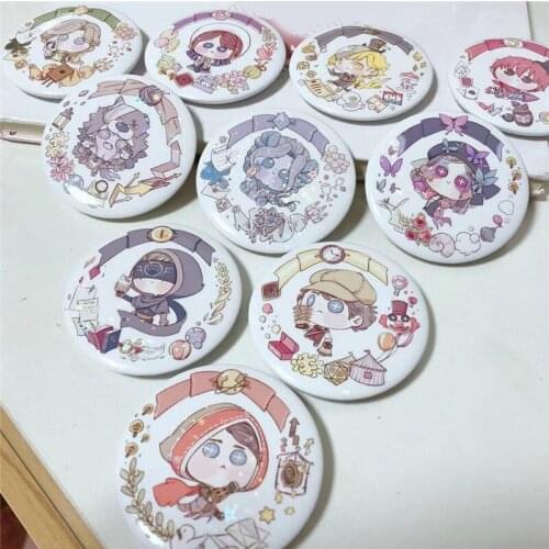 Anime Game Identity V Eli Clark Pin Badge Brooch Pins for Backpack Cosplay Prop Decor Collectible Boy Girl Gift 10pcs