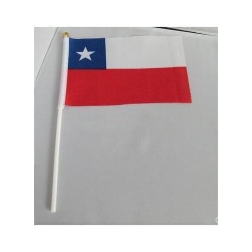 14 * 21 cm Chile hand signal waving flag small banner flags