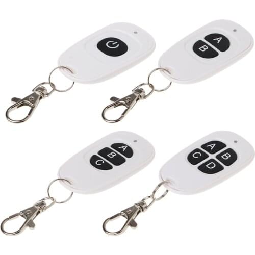 1CH 2CH 3CH 4CH RF Wireless Remote Control 1-4 Button Transmitter 433 MHz EV1527