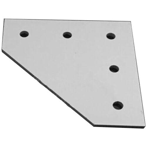 2020 / 3030 with 5 hole L type 90 Degree Joint Board Plate Corner Angle Bracket Connection for Aluminum Profile