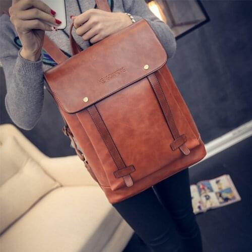2021 Hot! Women Fashion Backpack Male Travel Backpack School Mens Leather Business Bag Large Laptop Shopping Travel Bag