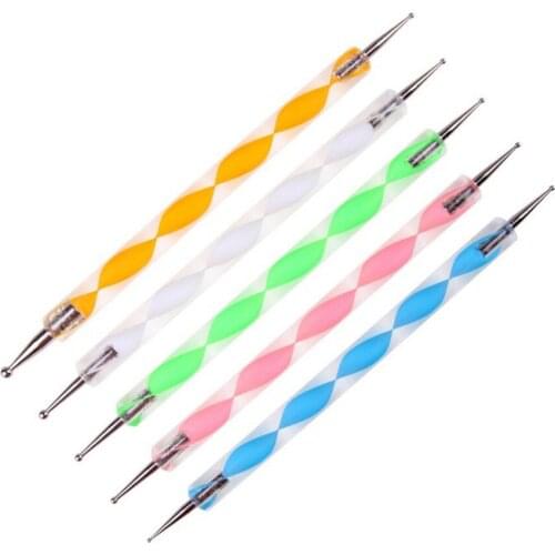 38pcs Nail Art Kit, Paint Brush Brush, Rhinestone Nail Sticker