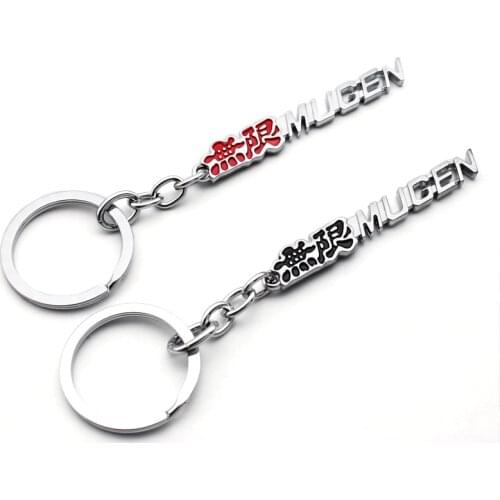 3D Metal Car Keychain Key Chain Keyrings For Honda Accord Civic CR-V CR-Z CRX MUGEN ACURA CL CSX ILX MDX NSX Auto Accessories