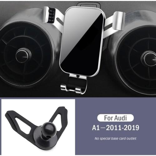 Car Mobile Phone Holder Special Air Vent Mounts Stand GPS Gravity Navigation Bracket For Audi A1 2011-2019 Car Accessories