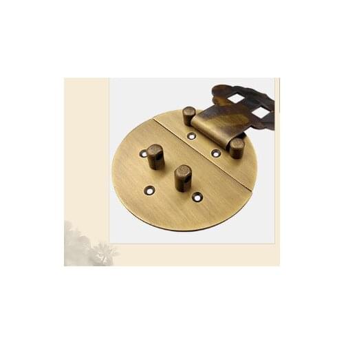 Pure brass old style buckle box buckle lock buckle pull buckle fixed camphor wood box hardware copper accessories bag buck