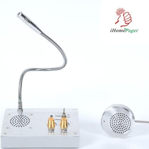 Two way window walkie talkie en-f12b English loudspeakers bank Hospital Station Ticketing Scenic Area Restaurant 2 way radio