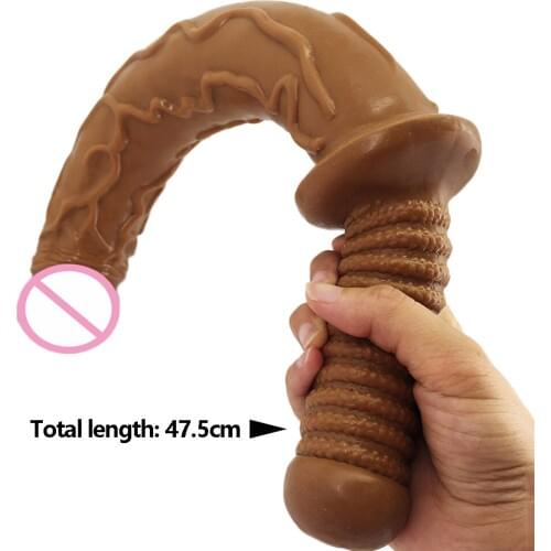 FAAK 18.7 Inch Long Consolador Big Dick Huge Penis Realistic Dildo For Women Dildo Suction Cup 31.5cm Insertable Consoladores