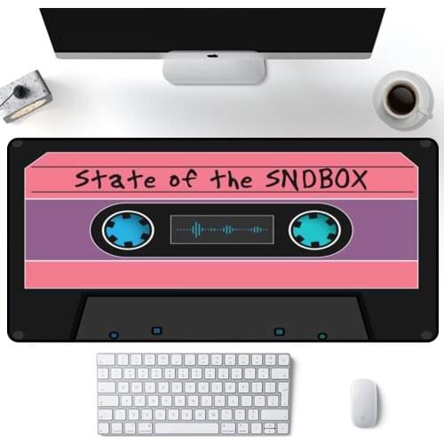 Cassette Retro Record Tape Funny Mouse Pad Art Music Keyboard Mat Table Pad Desktops Mousemat Xxl Pad for Table Pc Computer Desk