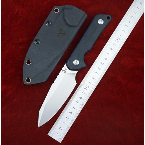 LEMIFSHE JR3019 Original Fixed Blade Knife D2 Steel G10 Handle Outdoor Hunting Survival Pocket Kitchen Knife Camping EDC Tool