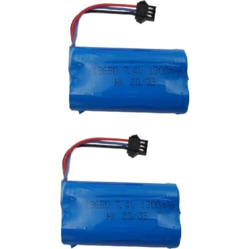 7.4V 1300mAh Lipo Battery for Watch Gesture Sensing Twisted RC Stunt Car 7.4v 2s 18650 Battery SM-3P Plug