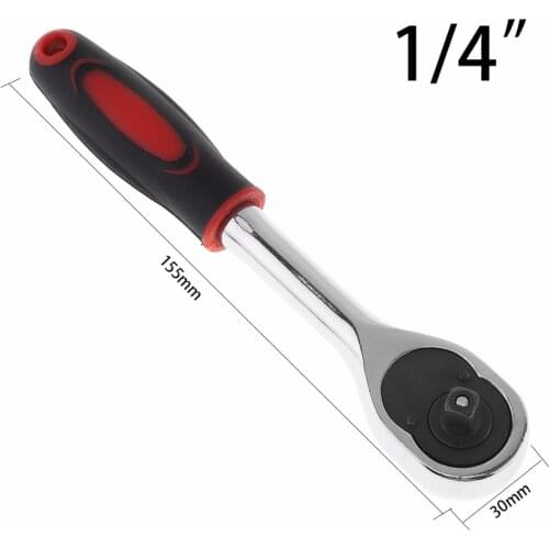 1/4" Drive Ratchet Wrench Set Repair Tools For Vehicle Bicycle Bike Socket Wrench Kit Tool