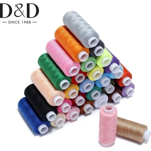 39 Colors Sewing Thread Set 200 Yards Strong And Durable Polyester Embroidery Thread for Sewing Machine Hand Stitching