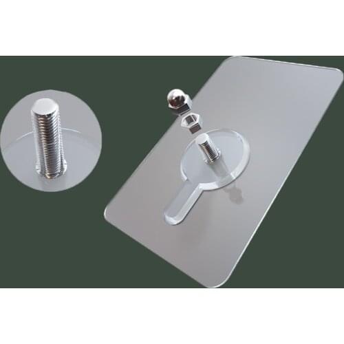 Wall Hook Screw Punch-Free Non-Marking Screw Stickers Wall Picture Hooks Invisible Traceless Self Adhesive Screw Hooks