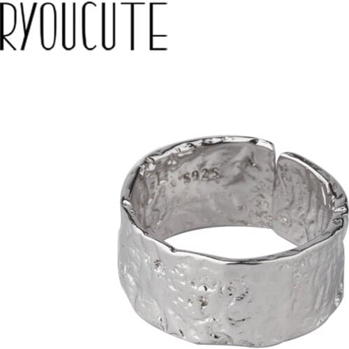 New Cute Funny Silver Color Irregular Round Finger Ring For Women Girls Gifts