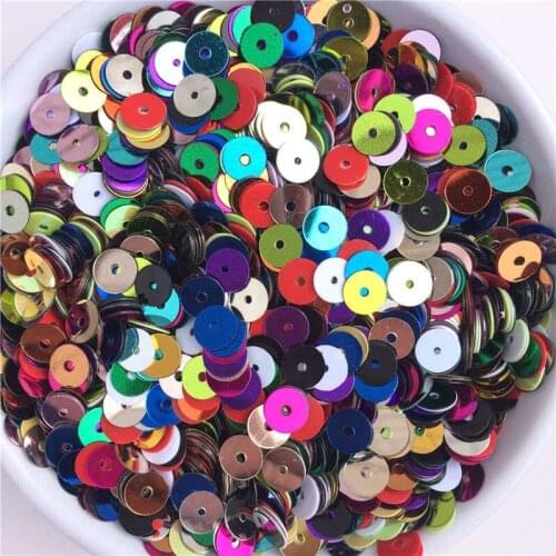 10g Sequin Round Loose Blue Sequins for Crafts Paillette Sewing Garment