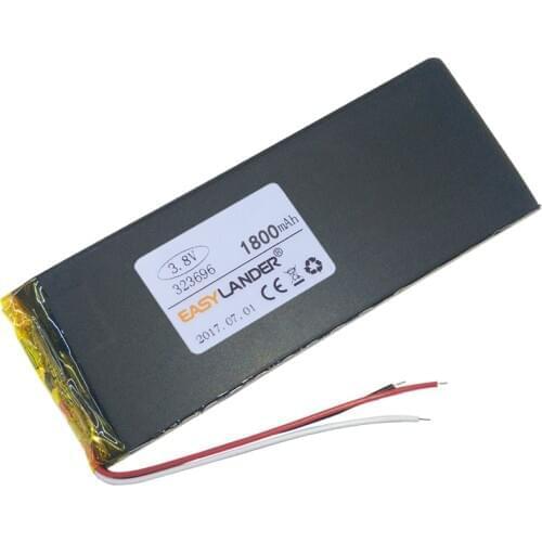 3-W XWD 323696 323696P 3.8V 1800mAh Rechargeable li-Polymer Battery For china clone I6 goophone 6s MTK phone 6PLUS clone 7 plus