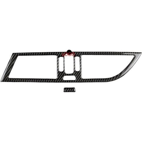 Fit For BMW Z4 2009-2015 carbon fiber middle tuyere two-piece high and low with universal logo-left drive/right drive