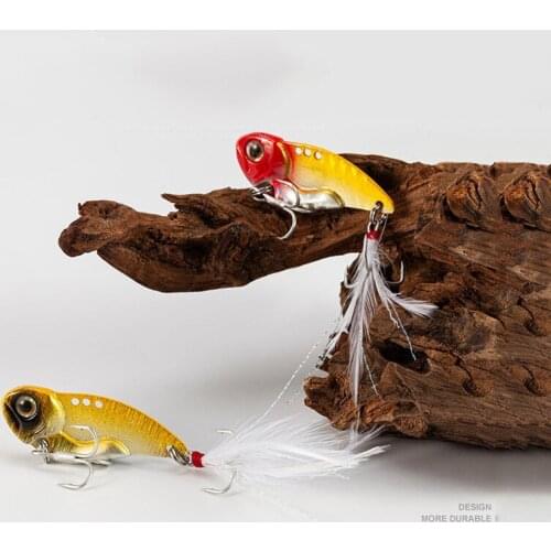 RQNQ 1pcs 3.5CM/8G 4.5CM/13G Metal Fishing Lure Floating Crank Bait Treble Hook Tackle Life-like2021 Ice Jig Bait